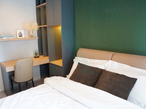 📌 For Rent Condo LIFE ASOKE - RAMA 9 Building A, Floor 23,1 bed room, Room size 32.00 sqm