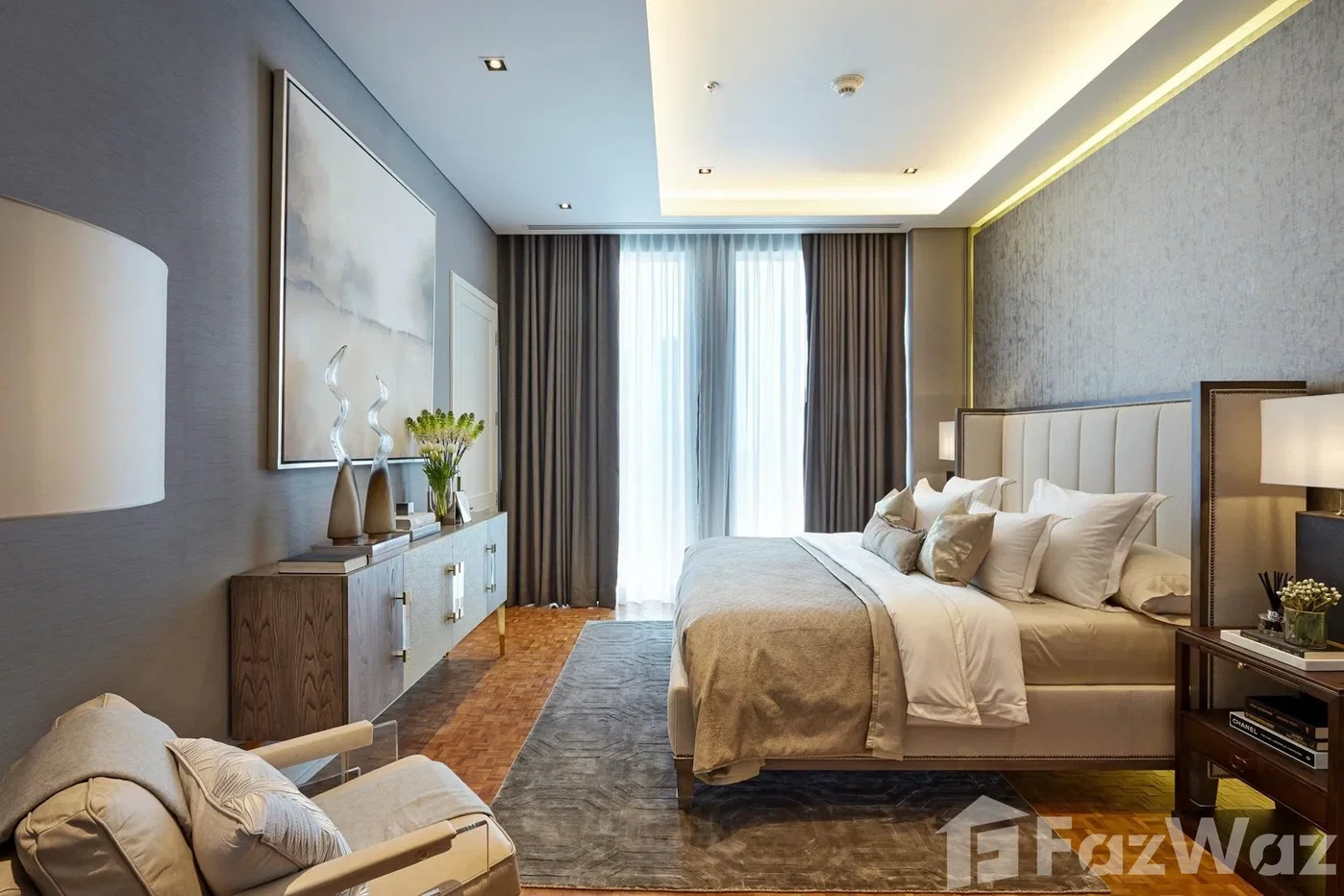 รูป คอนโดให้เช่า 3 ห้องนอน ในโครงการ เดอะ ริซท์-คาร์ลตัน เรสซิเดนเซส แอท มหานคร 6905685 - รูปที่ 4/5