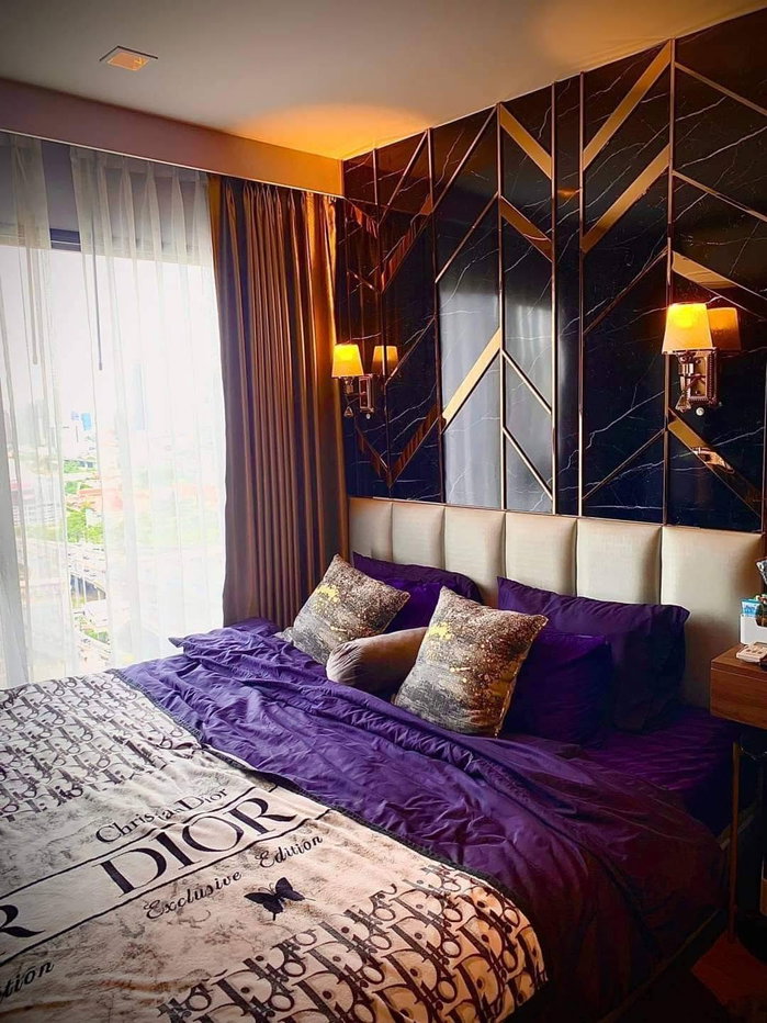 picture Luxury condo with a beautiful view on a high floor! For rent: Life Asoke - Rama 9 - 6/16