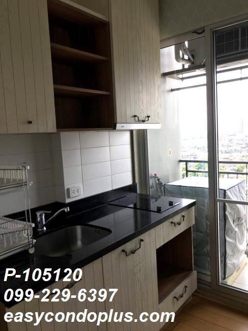 รูป 📍 𝐏-𝟏𝟎𝟓𝟏𝟐𝟎 | ให้เช่า Hive Sathorn แต่งโมเดิร์นติดรถไฟฟ้า! ใกล้ BTS กรุงธนบุรี 𝟑𝟎,𝟎𝟎𝟎 บ./ด. | Line: @easycondoplus | 099-229-6397 - รูปที่ 6/9
