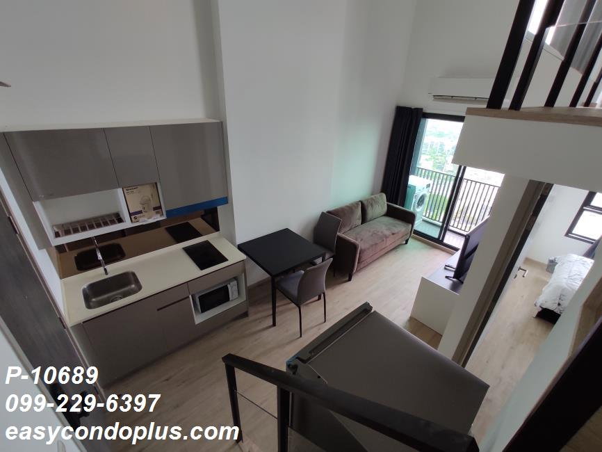 รูป 📍 𝐏-𝟏𝟎𝟔𝟖𝟗 | ให้เช่า The Rich Rama 9-Srinakarin ห้องสวย Duplex ใกล้ MRT หัวหมาก 𝟐𝟏,𝟎𝟎𝟎 บาท/ด. | Line ID: @easycondoplus | 099-229-6397 ⠀ - รูปที่ 6/21