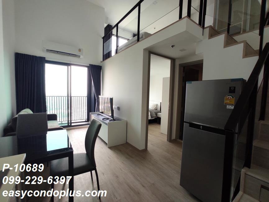 รูป 📍 𝐏-𝟏𝟎𝟔𝟖𝟗 | ให้เช่า The Rich Rama 9-Srinakarin ห้องสวย Duplex ใกล้ MRT หัวหมาก 𝟐𝟏,𝟎𝟎𝟎 บาท/ด. | Line ID: @easycondoplus | 099-229-6397 ⠀ - รูปที่ 3/21