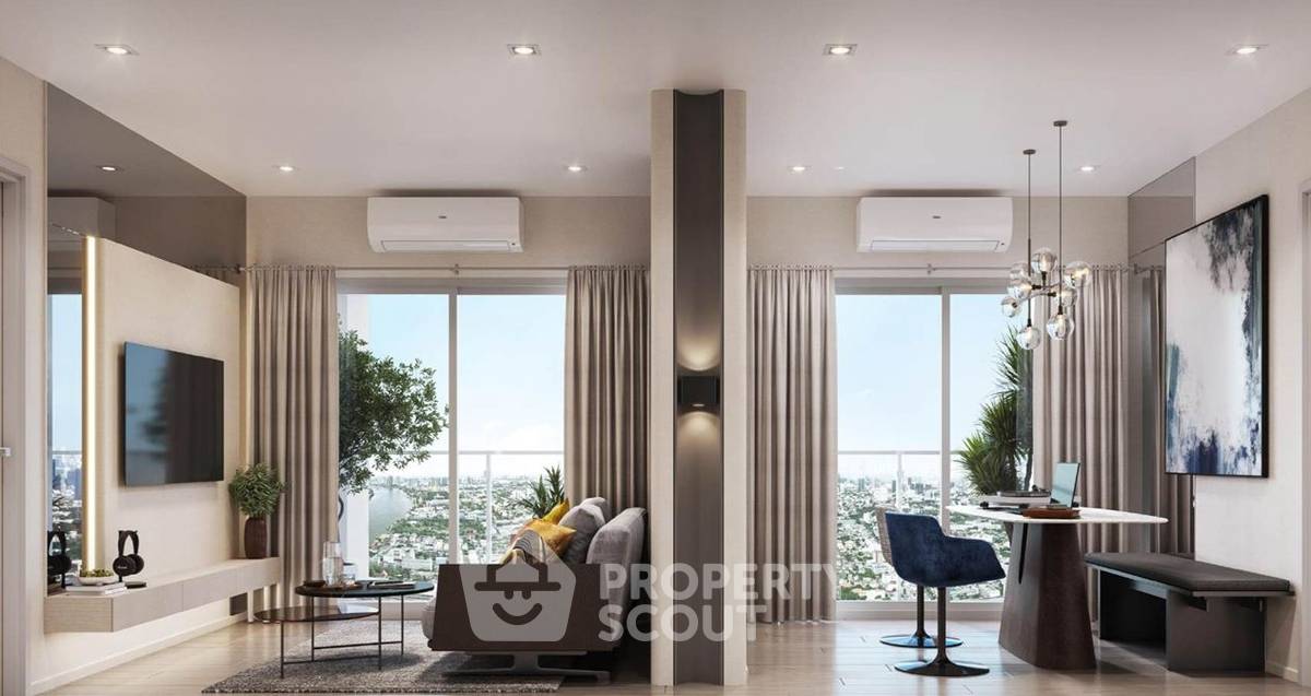 picture 33rd-Floor 2-BR Wanvayla Na Chaophraya, MRT Bang Phlat (ID 1988998) - 3/5