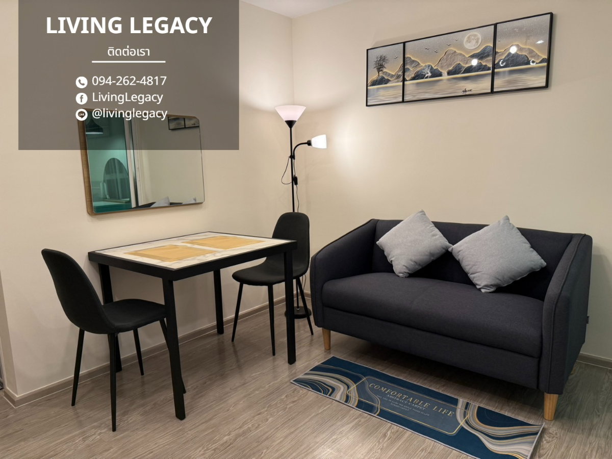 รูป TNLXA0 เช่าด่วน คอนโด Regent Home Bangna 28 ตร.ม. | ชั้น 7 | 1 ห้องนอน | 1 ห้องน้ำ 10,000 บาท/เดือน line id : @livinglegacy - รูปที่ 4/8