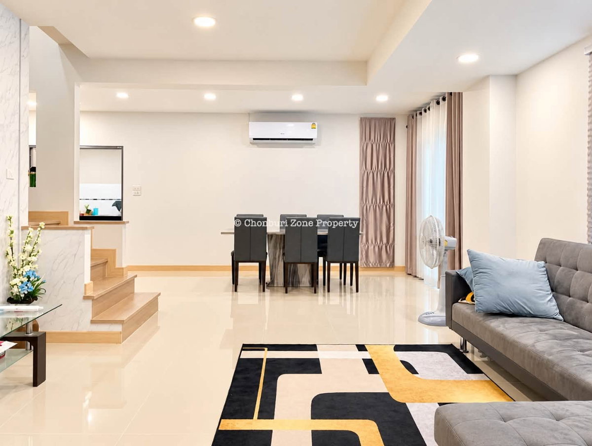 รูป ขายบ้านแฝดสไตล์บ้านาเดี่ยว ม.ริมเขา บางพระ ศรีราชา - รูปที่ 3/21