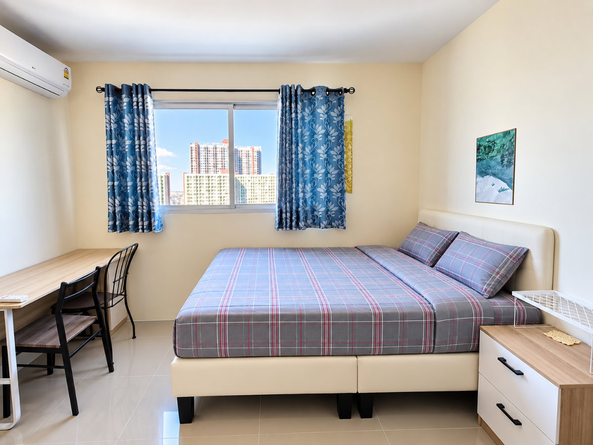 picture 21st-Floor Studio at Asakan Place Srinakarin | 300m to MRT Hua Mak - U6755938 - 3/6