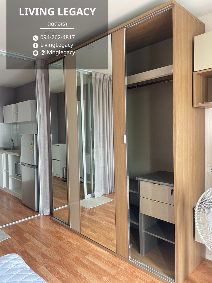 รูป T5G1QY เช่าด่วน คอนโด Lumpini Ville Phatanakan - Srinakarin 27 ตร.ม. | ชั้น 20 | 1 ห้องนอน | 1 ห้องน้ำ 9,500 บาท/เดือน line id : @livinglegacy - รูปที่ 7/16