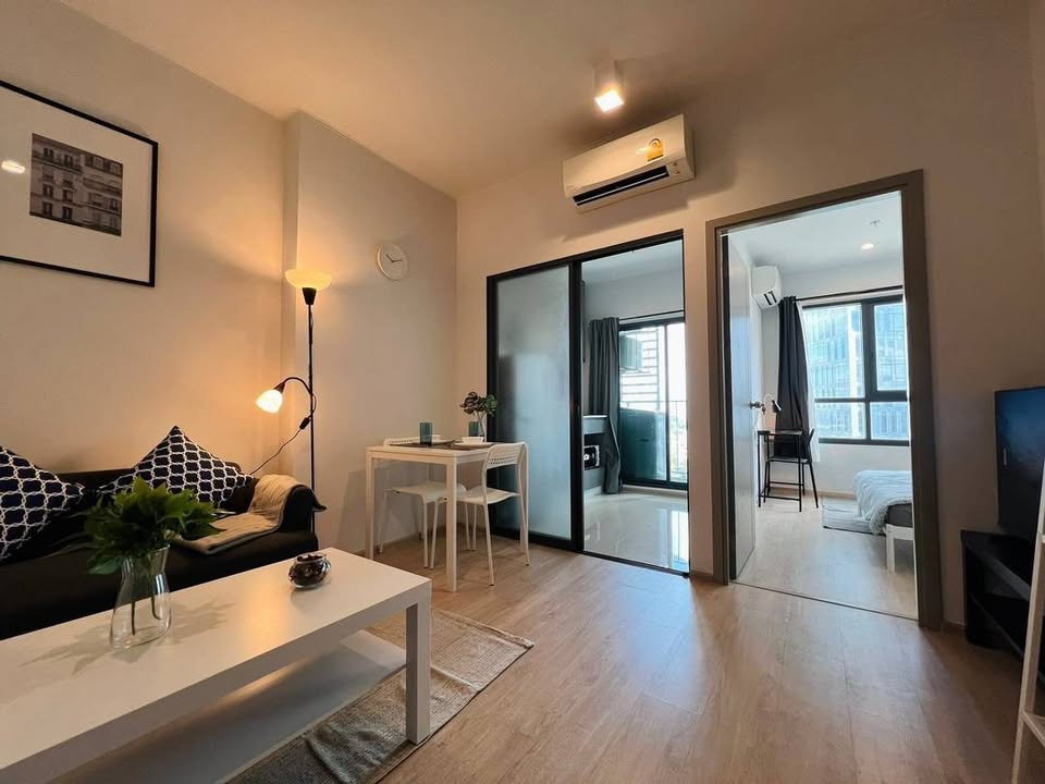รูป 🌳🌳For rent Ideo New Rama 9🌳🌳 ห้องสวย พร้อมอยู่ แต่งสวย จัดเต็ม มีหลายห้องให้เลือกชม ID LINE : @190evxgl - รูปที่ 1/12