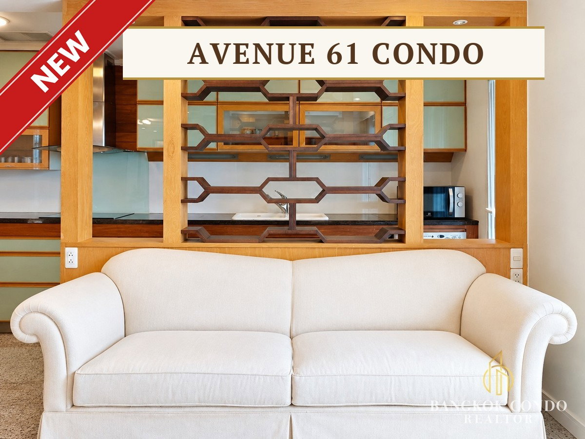 รูป 🍀🍀 คุ้มค่าที่สุด🔥ให้เช่า📌 Avenue 61 Condo (Line:@rent2022) BTS ทองหล่อ✨พร้อมเข้าอยู่ 🔖 A01658 - รูปที่ 1/11