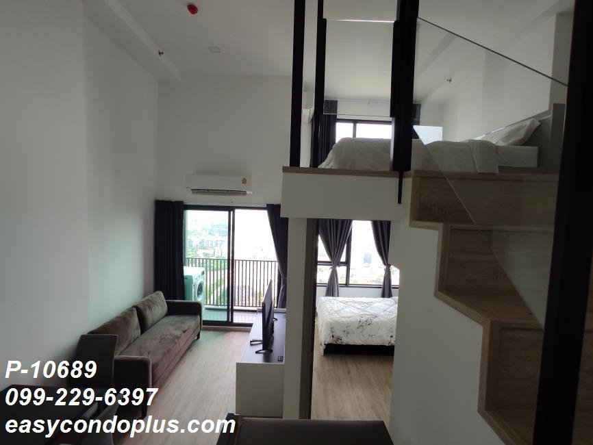 รูป 📍 𝐏-𝟏𝟎𝟔𝟖𝟗 | ให้เช่า The Rich Rama 9-Srinakarin ห้องสวย Duplex ใกล้ MRT หัวหมาก 𝟐𝟏,𝟎𝟎𝟎 บาท/ด. | Line ID: @easycondoplus | 099-229-6397 ⠀ - รูปที่ 5/21
