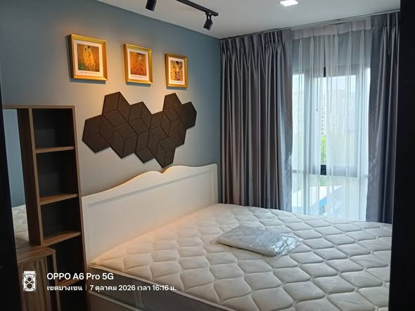 picture P-081 💢 For rent: 9,800 THB 🌵🌈 Rare unit, 30 sqm. 🔑 Regent Home 18 Chaengwattana 🌵🌈 Features a well-partitioned layout. - 1/15