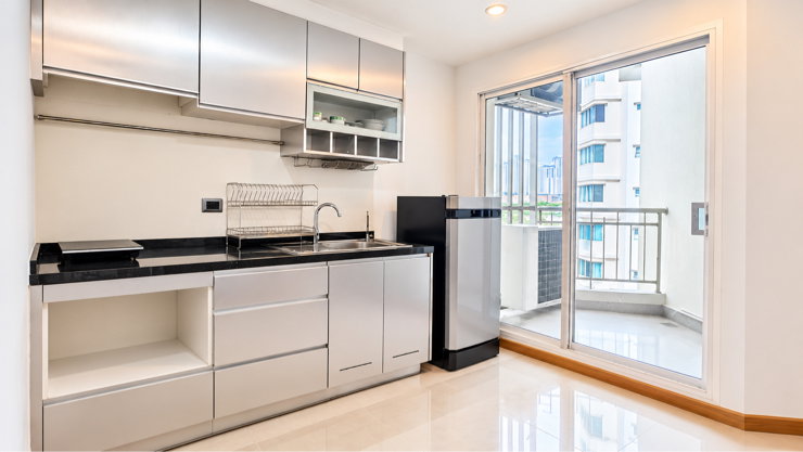 รูป ✅ ให้เช่า Supalai Wellington 1 | ห้องสวย Fully furnished พร้อมอยู่ ใกล้ MRT - รูปที่ 8/12