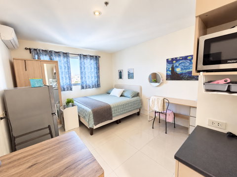 24th-Floor Studio at Asakan Place Srinakarin | 300m to MRT Hua Mak - U6755841