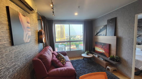 For rent, U Delight Residence Phatthanakan-Thonglor, 1 bedroom, 12A floor, near Bangkok Hospital.