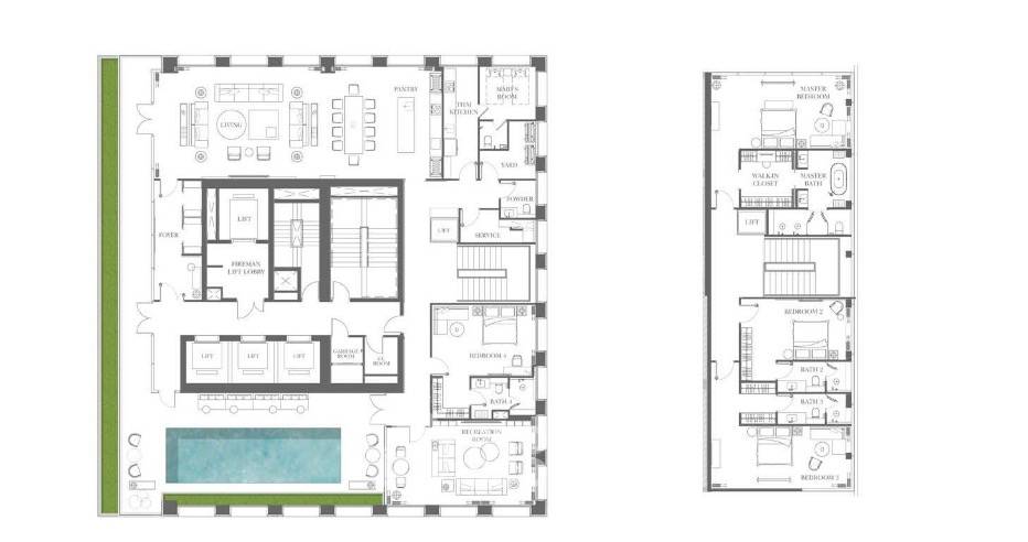 picture 4-BR Condo at Intercontinental Residence Bangkok Asoke near BTS Asok (ID 3066641) - 6/6