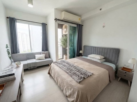[ For Sale ] Chapter One Eco Ratchada-HuaiKhwang— 1 Bedroom | MRT Huai Khwang | Fully Furnished [GTN-0780]