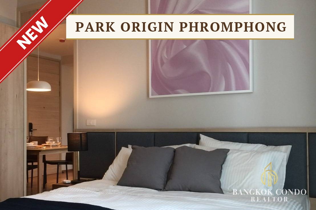 picture 🍀🍀 Elegant condo⭐For Rent📌 Park Origin Phromphong (Line:@rent2022) BTS Phrom Phong✨Ready to move in 🔖 A14296 - 1/8