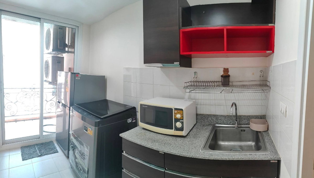 รูป THE RAFFLES CONDOMINIUM ลาดพร้าว 42/1 เพียง 12,000 บาท/เดือน ห้องสวย 35 ตร.ม. เฟอร์ครบ ติดถนนใหญ่ ใกล้ MRT ภาวนา เพียง 300 เมตร! - รูปที่ 7/8