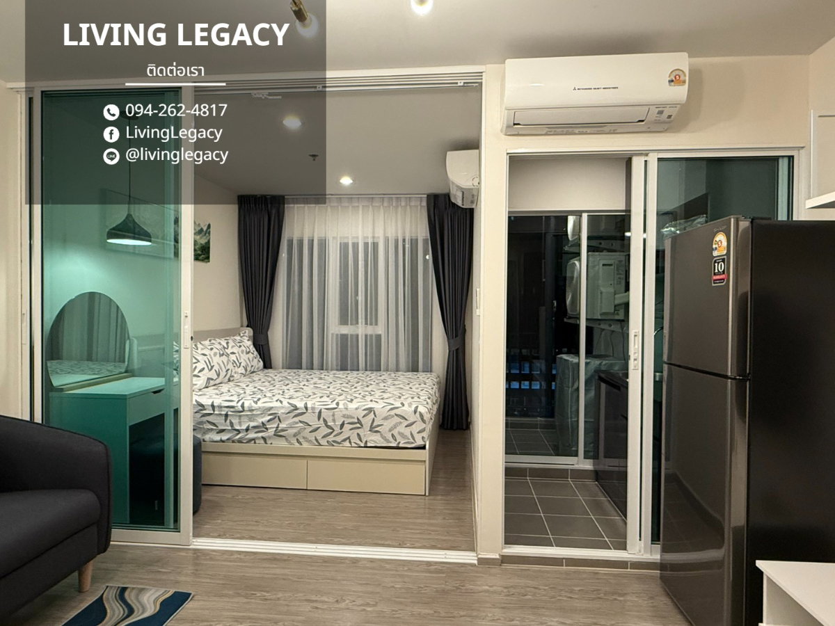 รูป TNLXA0 เช่าด่วน คอนโด Regent Home Bangna 28 ตร.ม. | ชั้น 7 | 1 ห้องนอน | 1 ห้องน้ำ 10,000 บาท/เดือน line id : @livinglegacy - รูปที่ 3/8