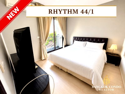 คอนโดให้เช่า : 🍀🍀 คอนโดทำเลดี🚆 ให้เช่า📌 Rhythm 44/1 (Line:@rent2022) BTS พระโขนง✨พร้อมเข้าอยู่ 🔖 A02557