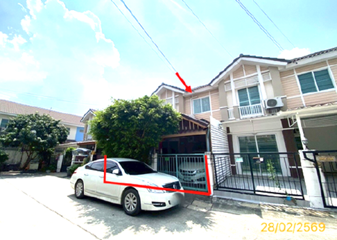 ทาวน์เฮ้าส์ 23 ตร.วา พฤกษาวิลล์ 38 กิ่งแก้ว - หนามแดง บางพลี สมุทรปราการ 2M