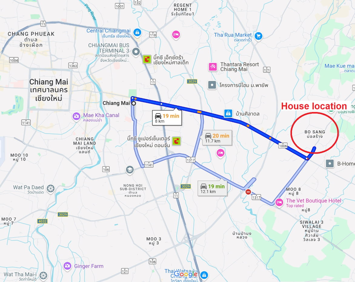 รูป บ้านในโครงการให้เช่า บ่อสร้าง สันกำแพง 8,500/เดือน - รูปที่ 18/20