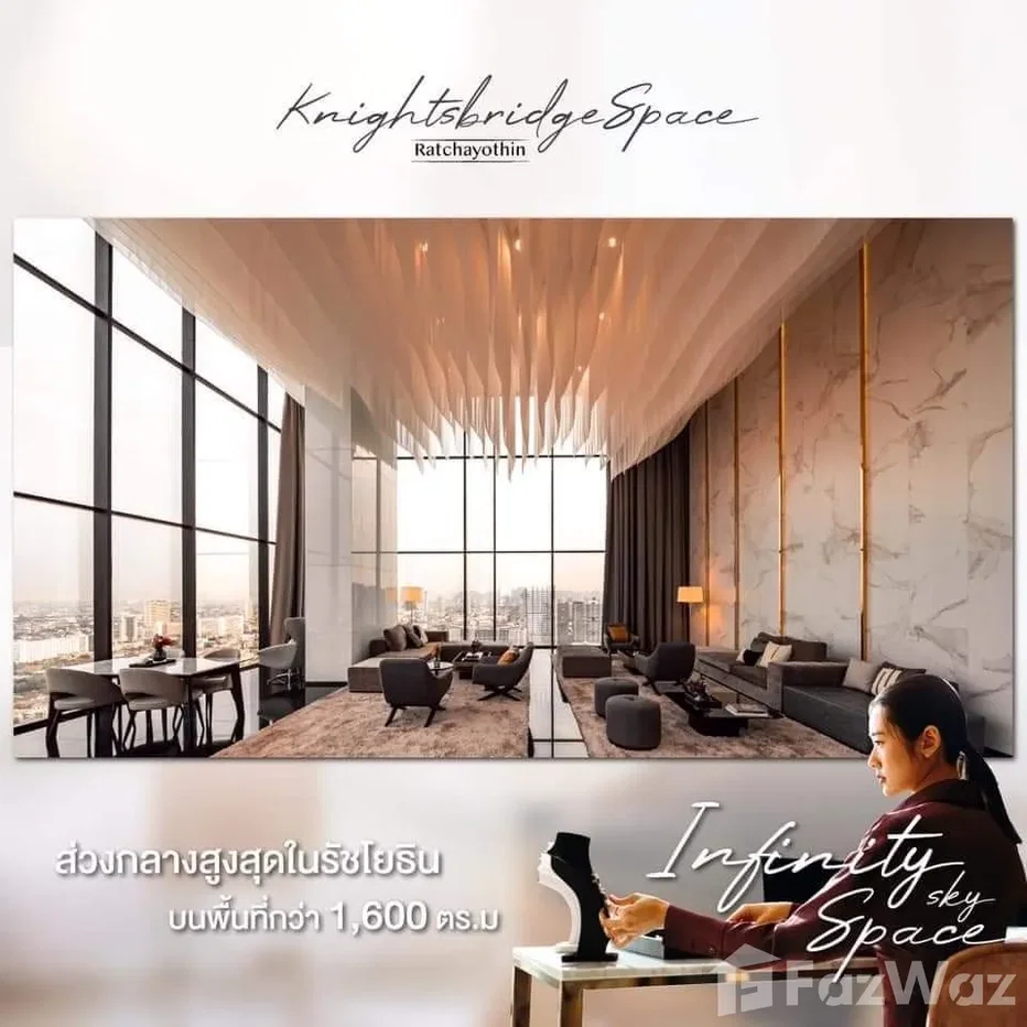 picture 1BR PLUS 46 sqm Corner Unit Knightsbridge Space Ratchayothin 6877074 - 20/31