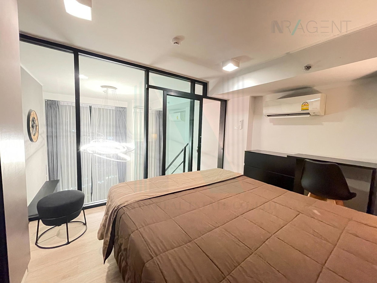 รูป 🚩 ให้เช่าคอนโด ไอดีโอ พระราม 9-ตัดใหม่ อาคาร 1 ชั้น 19 Duplex ขนาด 37.00 ตรม ใกล้ ใกล้ Foodland รามคำแหง - รูปที่ 6/8