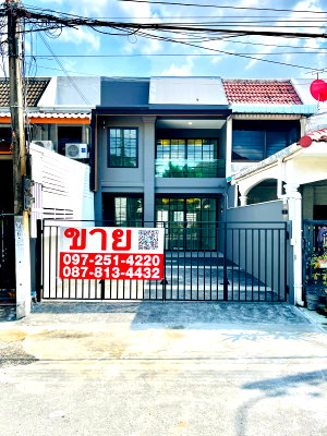 ทาวน์โฮม บุญถาวร เกษตรนวมินทร์ : ขายทาวน์เฮาส์ 2ชั้น 27วา แต่งสวยมาก ทำเลดี น่าอยู่มากๆ