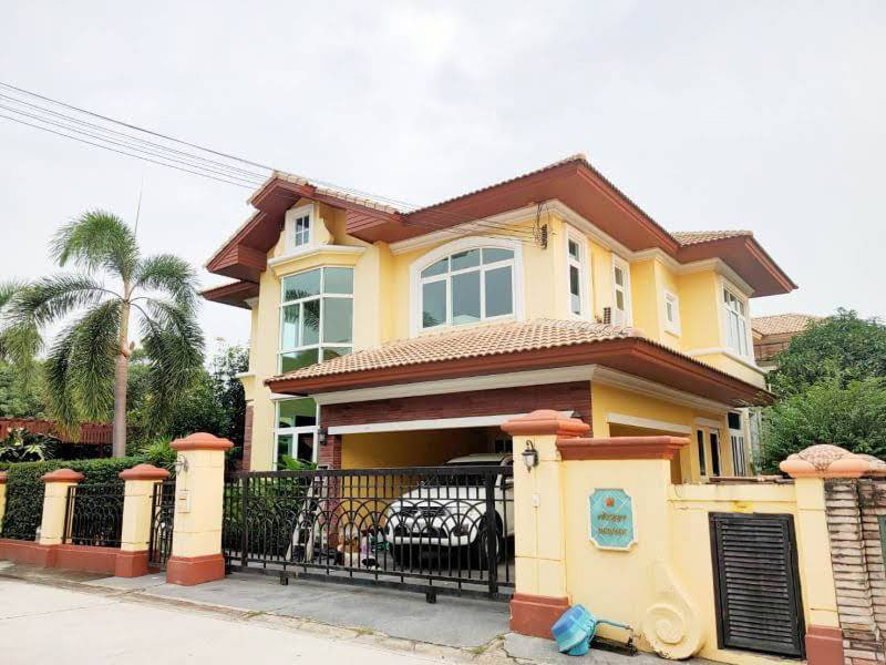รูป ให้เช่าบ้านเดี่ยว 2 ชั้น หมู่บ้านภัสสร4 ถนนรังสิต-นครนายก คลอง 3 ประชาธิปัตย์ ธัญบุรี ปทุมธานี เลี้ยงสัตว์ได้ ไม่ต้องเข้าคลอง - รูปที่ 1/19