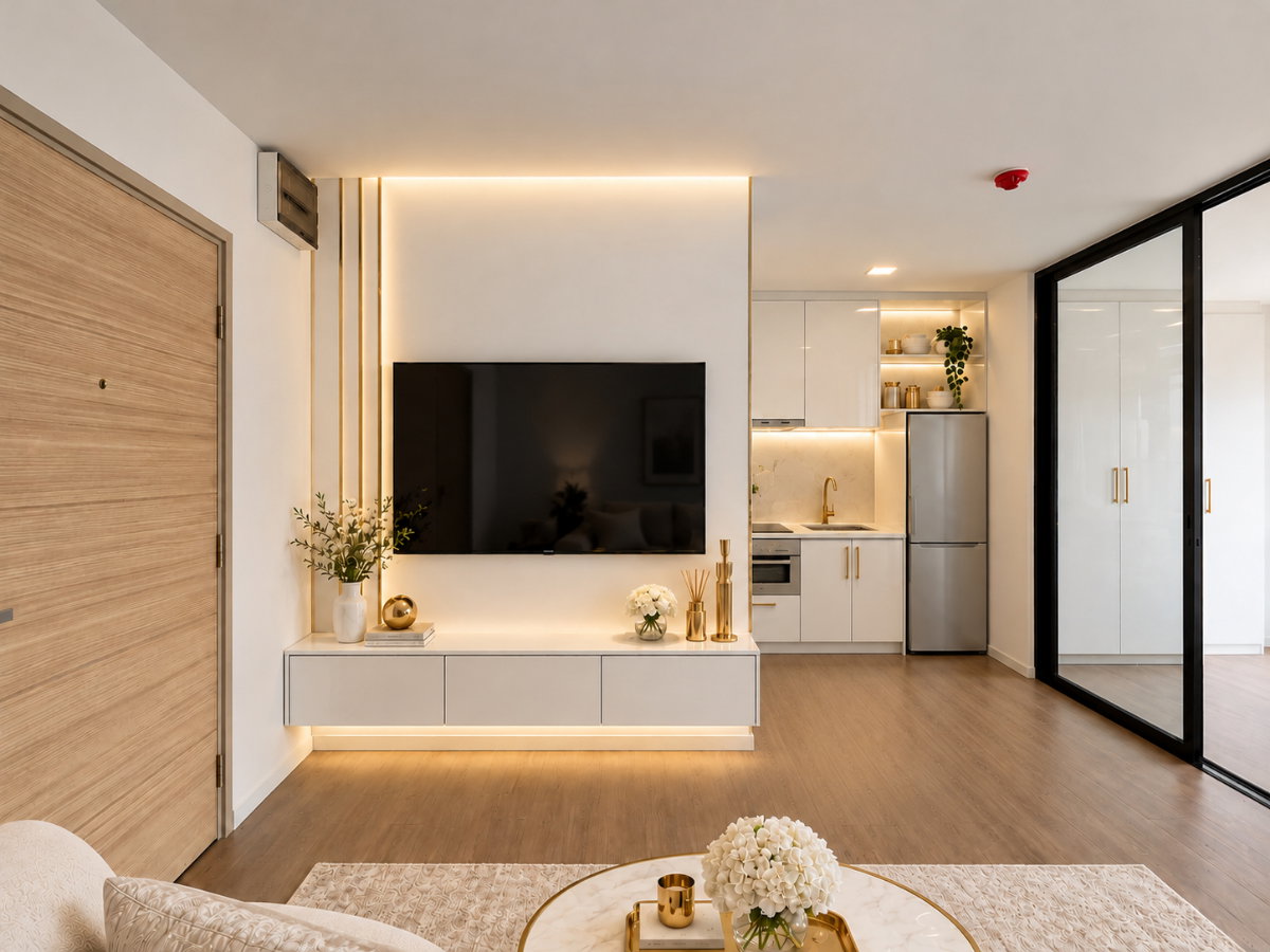 picture TRO118 Condo for sale Tropicana @ BTS Erawan, 35.4 sqm, 2nd floor, THB 1.6M - 2/5