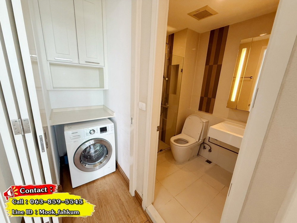 รูป Call : 063-859-5545 ขายด่วน!! ถูกกว่าราคาตลาด Condo Q House Sukhumvit 79 ติด BTS อ่อนนุช ห้องมุม 44.5 ตรม. 2 ห้องนอน ชั้น26 (Owner Post) - รูปที่ 7/13