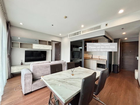 *** Condo for rent : C Ekkamai 2 Bedrooms Fully furnished 2 TV Unblock view Special price 32,000 Baht 🔥🔥🔥***